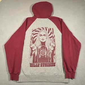 Billy Strings Hoodie Sweatshirt Men 2XL Red Gray Graphic Pullover Rock Bluegrass